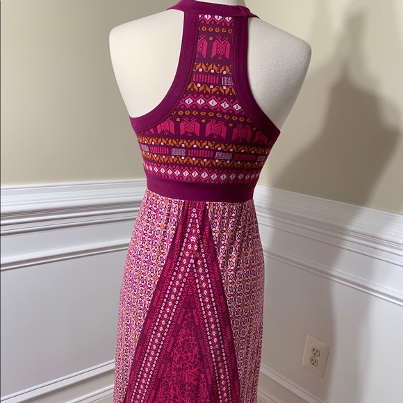 Athleta Rio Maxi Racerback Dress | Raspberry Persia | XS - Picture 4 of 8